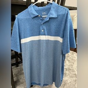 Croft & Barrow Blue and White Polo Shirt